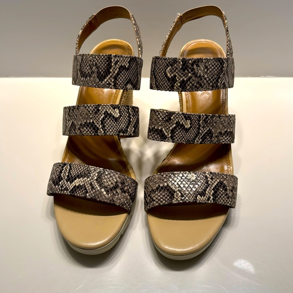 The Flexx snakeskin sandal.